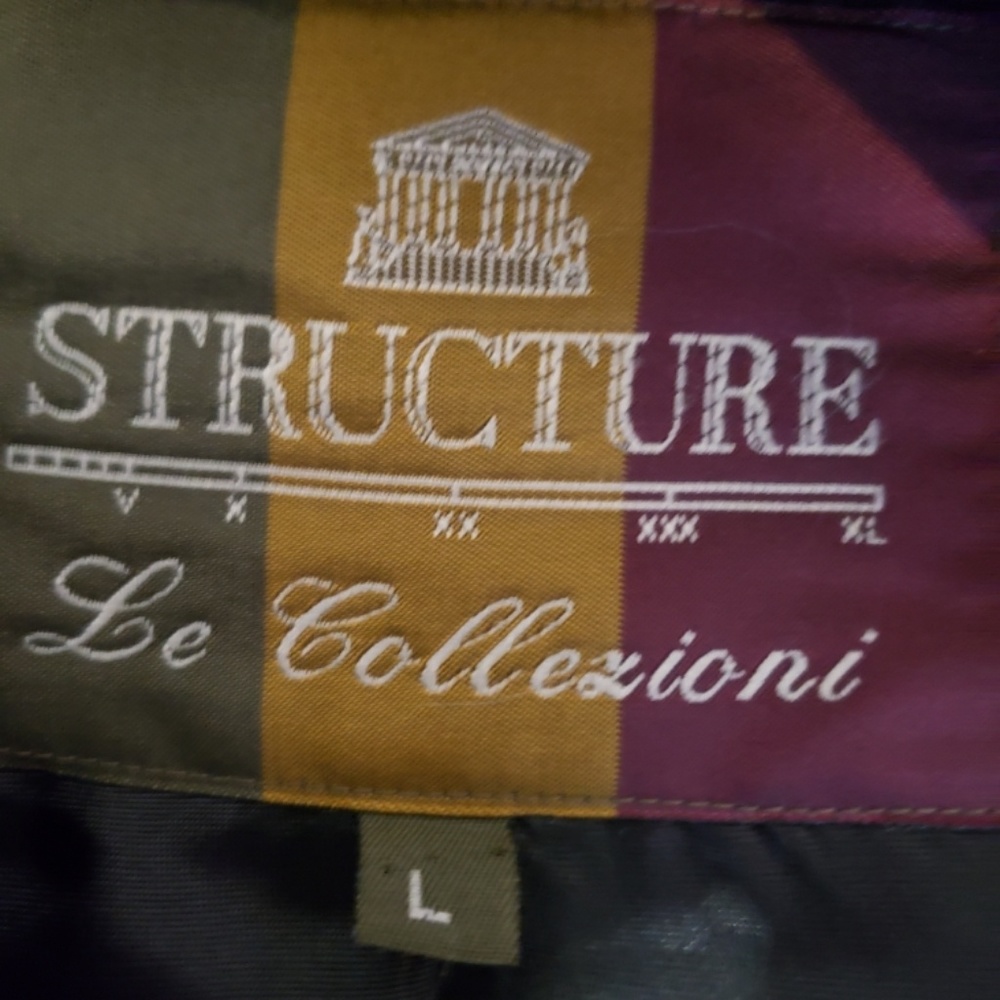 Men's Structure Two Button Wool Blazer - image 3